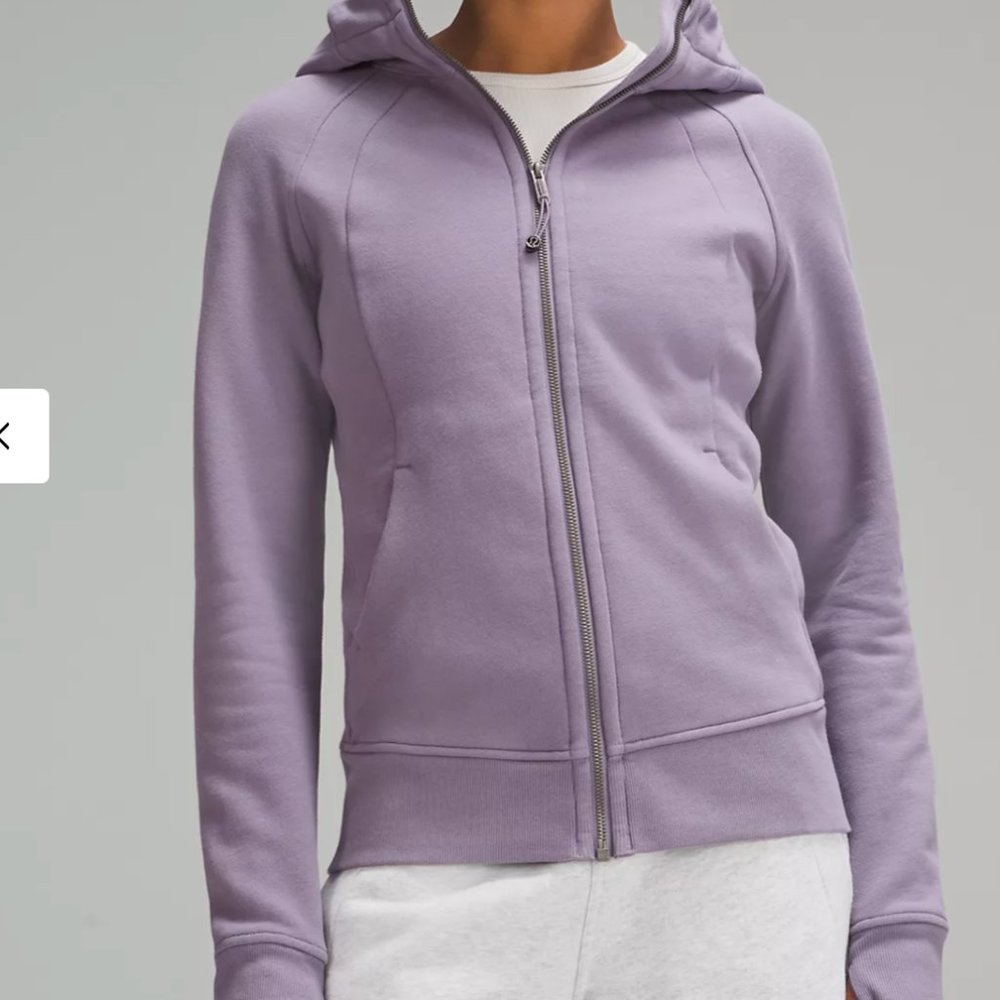 Lululemon Scuba Full-Zip Hoodie / Size 10 in Pink